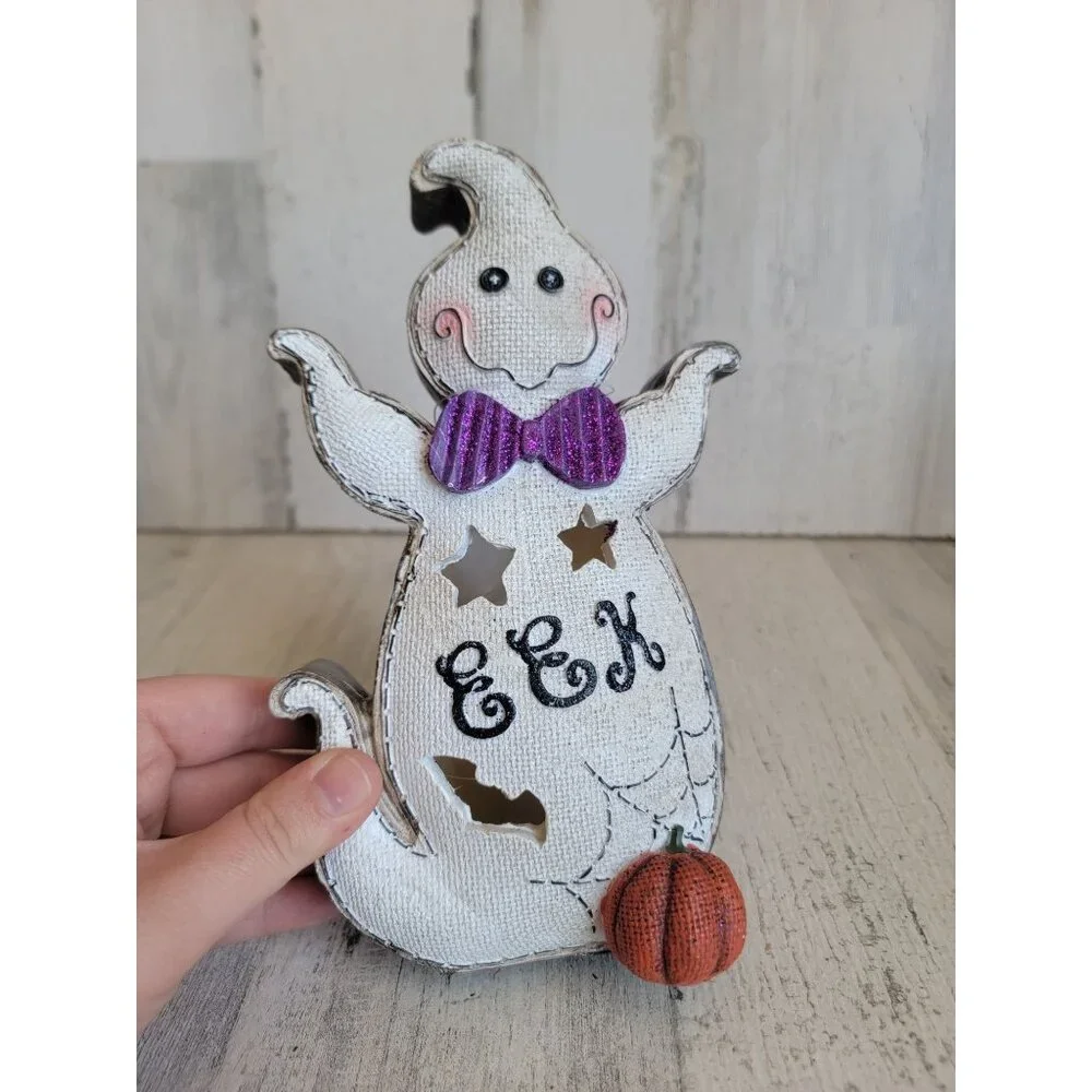Unique light up ink ghost pumpkin Halloween‎ home decor